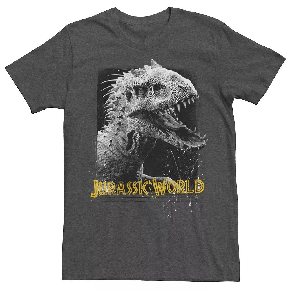 Men's Jurassic World Indominus Rex Profile View Tee, Size: Large, Grey Heather Product Image