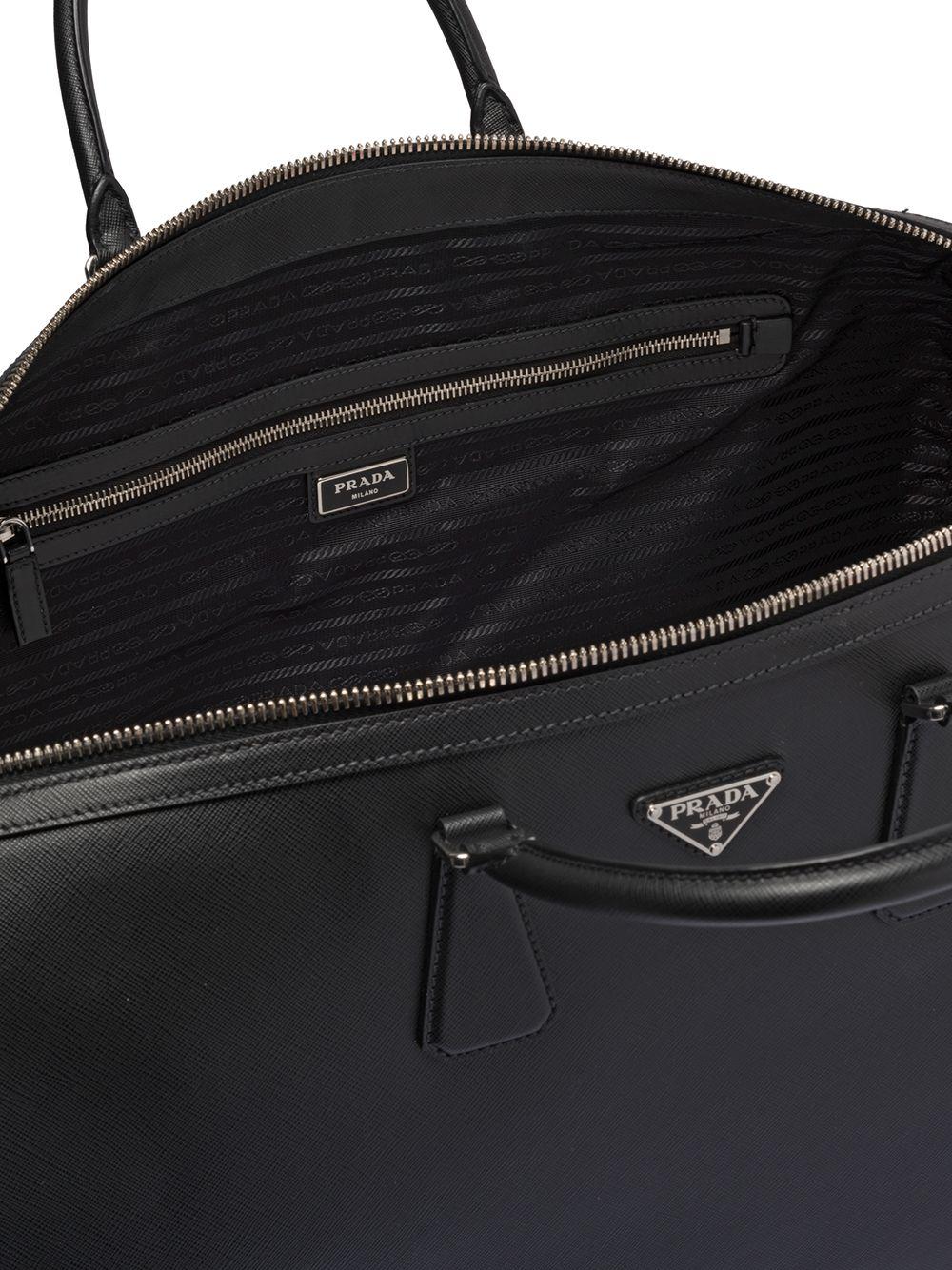 Saffiano leather duffle bag Product Image