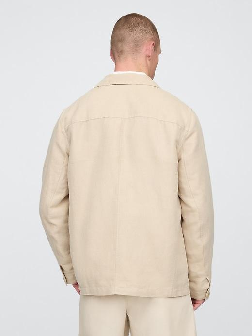 Relaxed Linen-Cotton Blazer Product Image