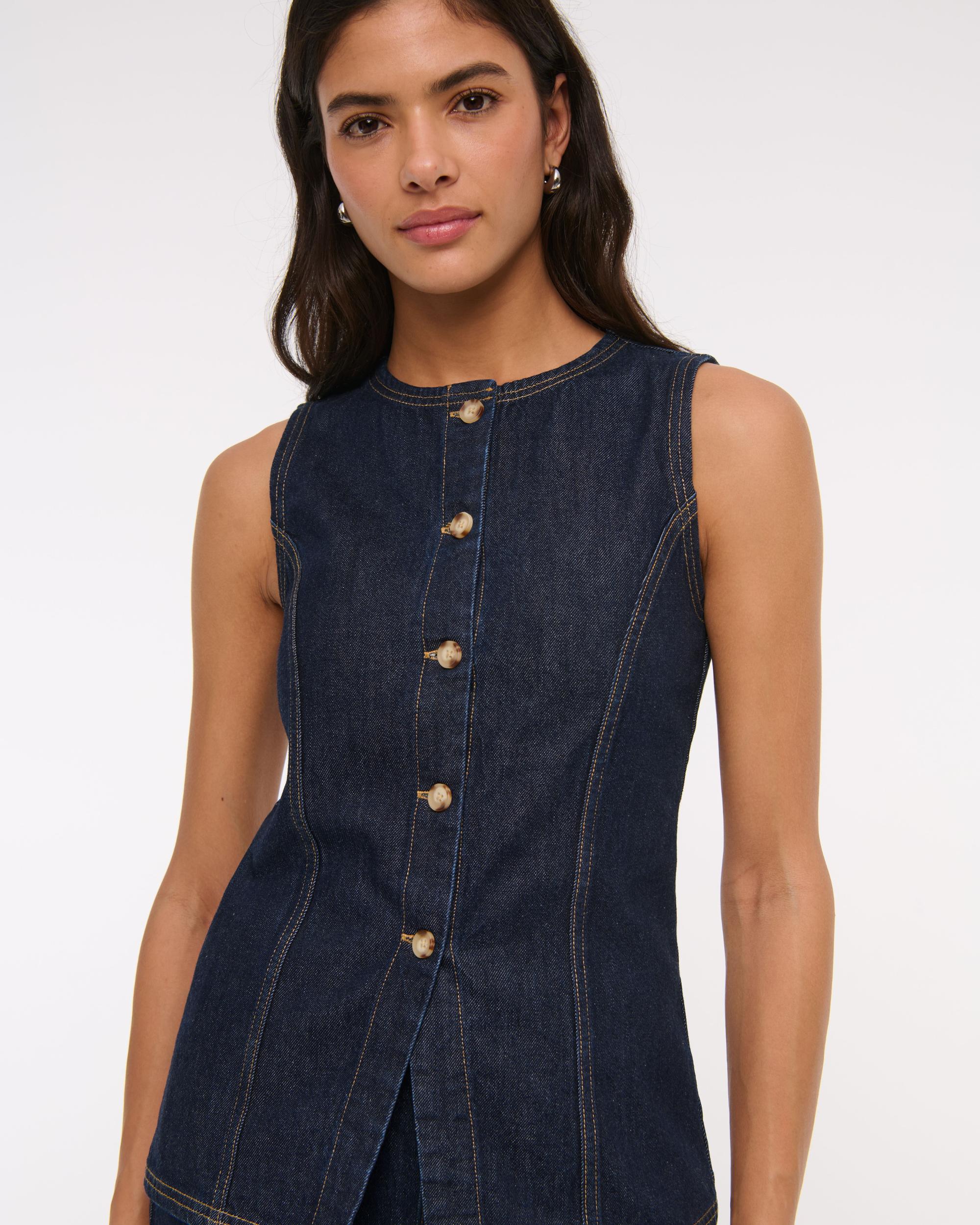Denim Vest Product Image