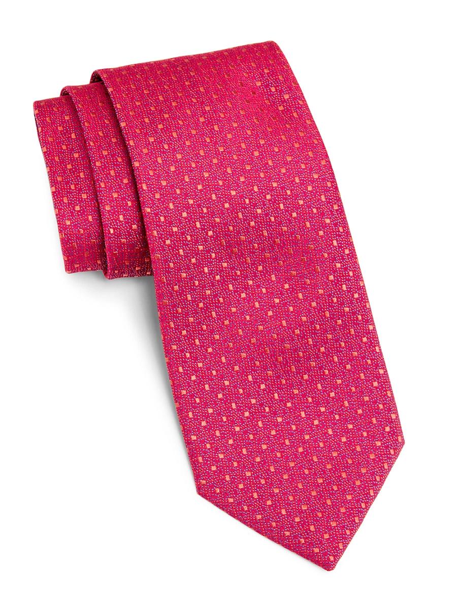Mens Dot Silk Tie Product Image