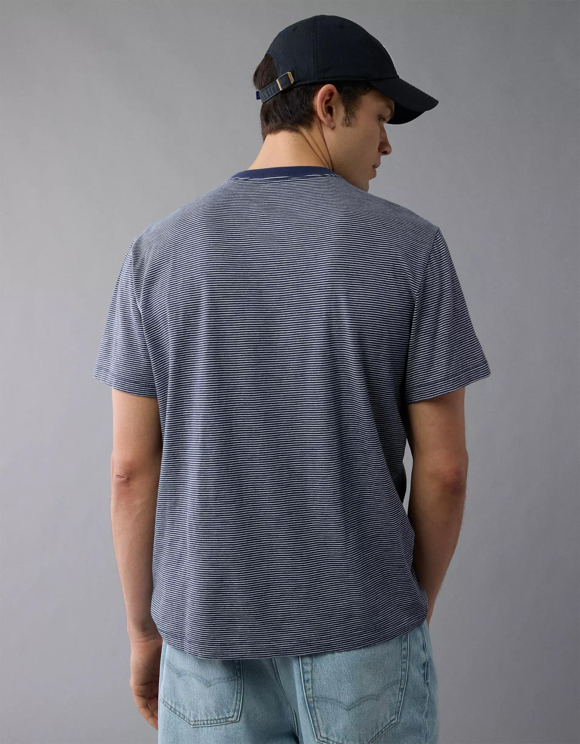 AE Striped Slub T-Shirt Product Image