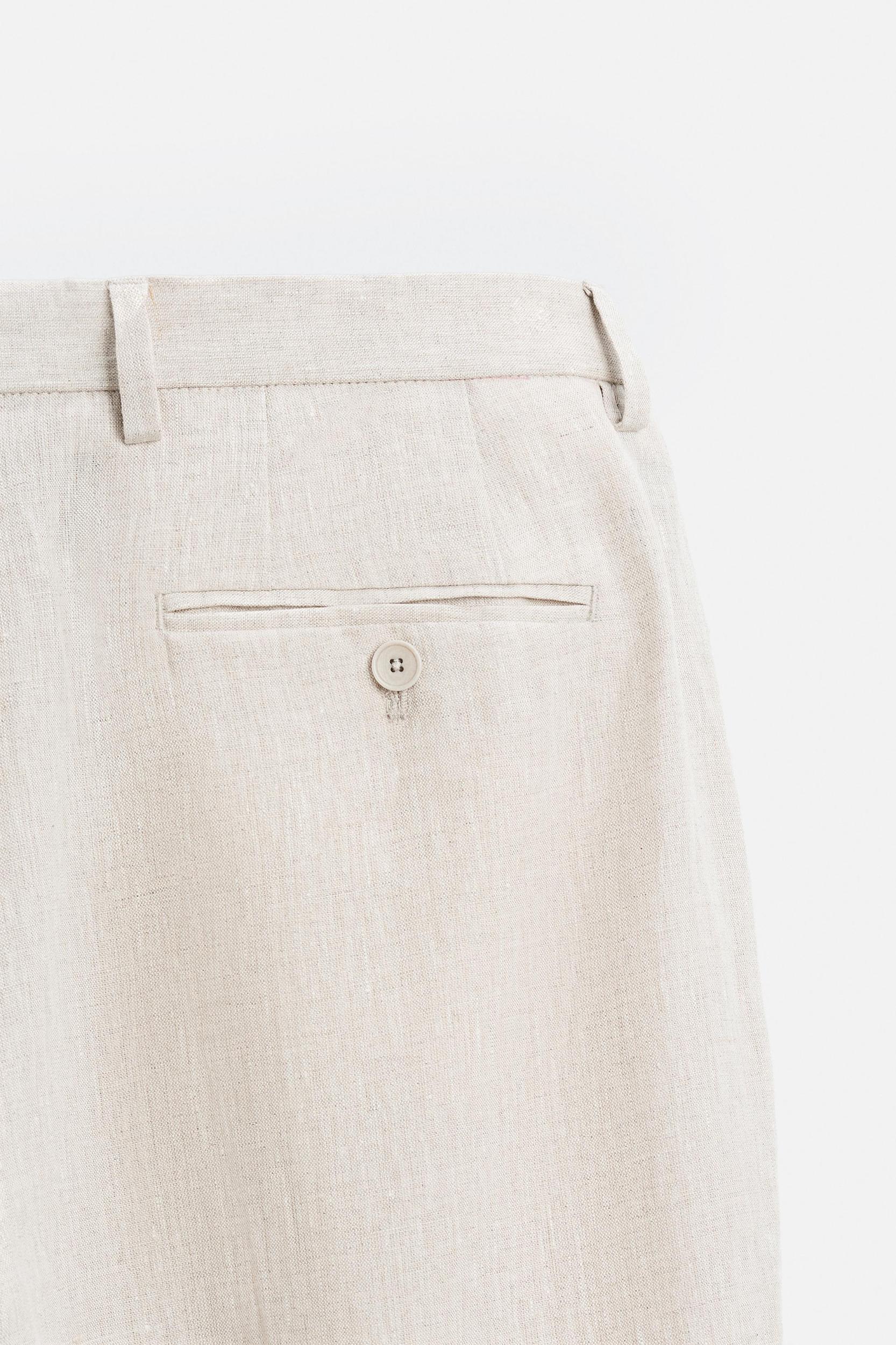 SUIT PANTS IN 100% LINEN Product Image