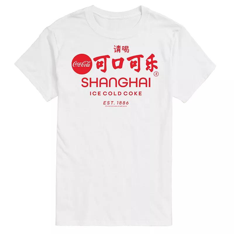 Mens Coca-Cola Shanghai Est 1886 Graphic Tee Ivory Product Image
