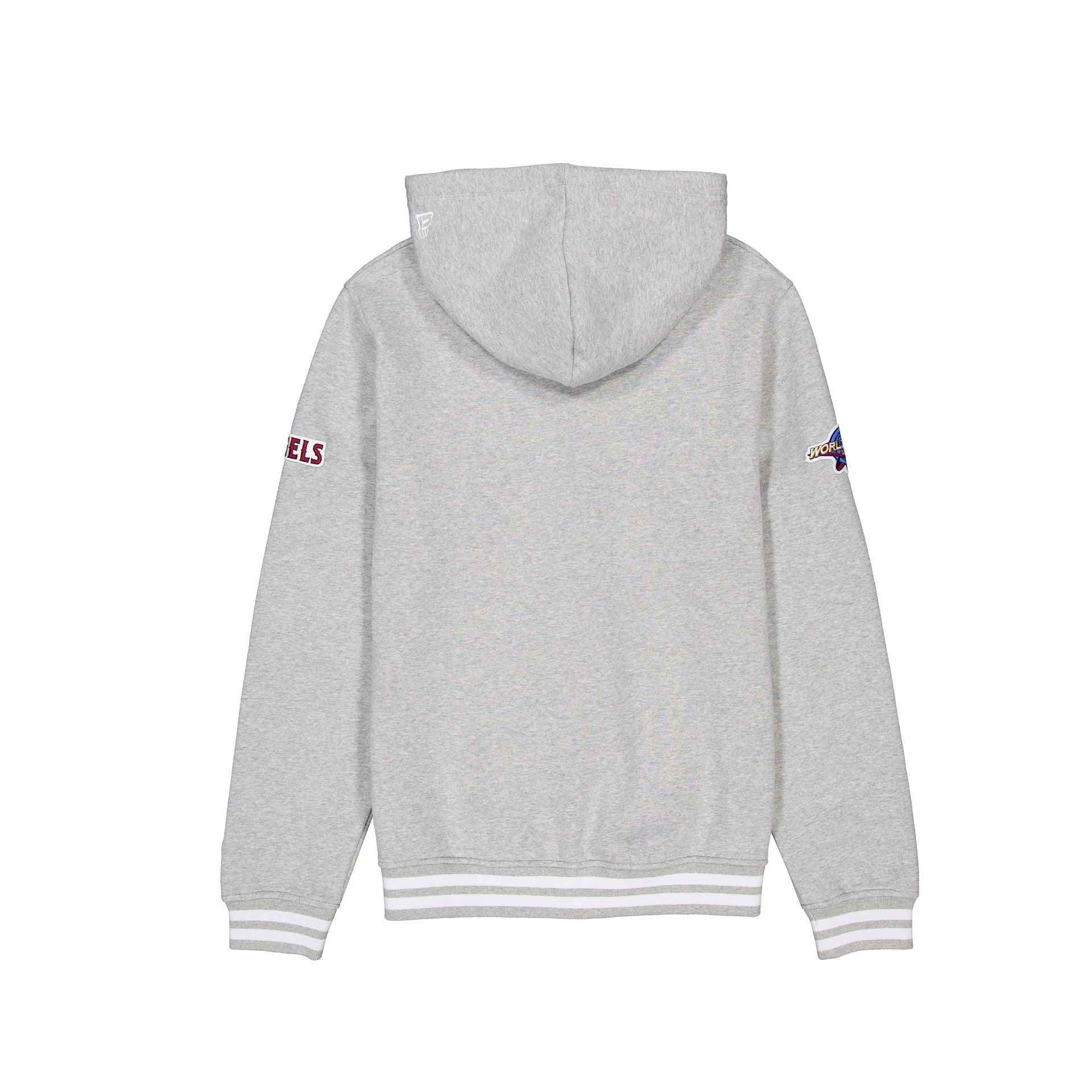 Los Angeles Angels Gray Logo Select Full-Zip Hoodie Male Product Image