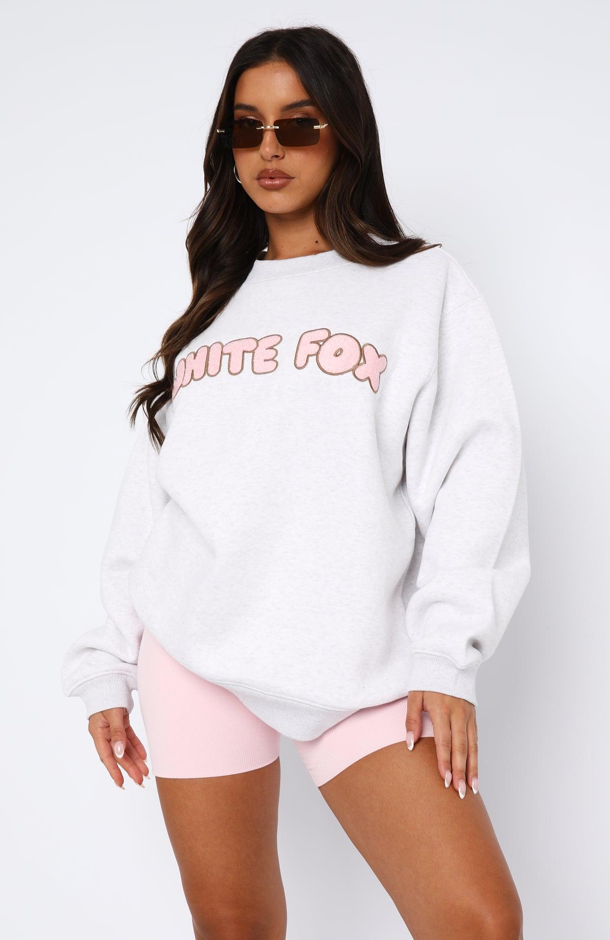 Sweet Treat Oversized Sweater Grey Marle Product Image