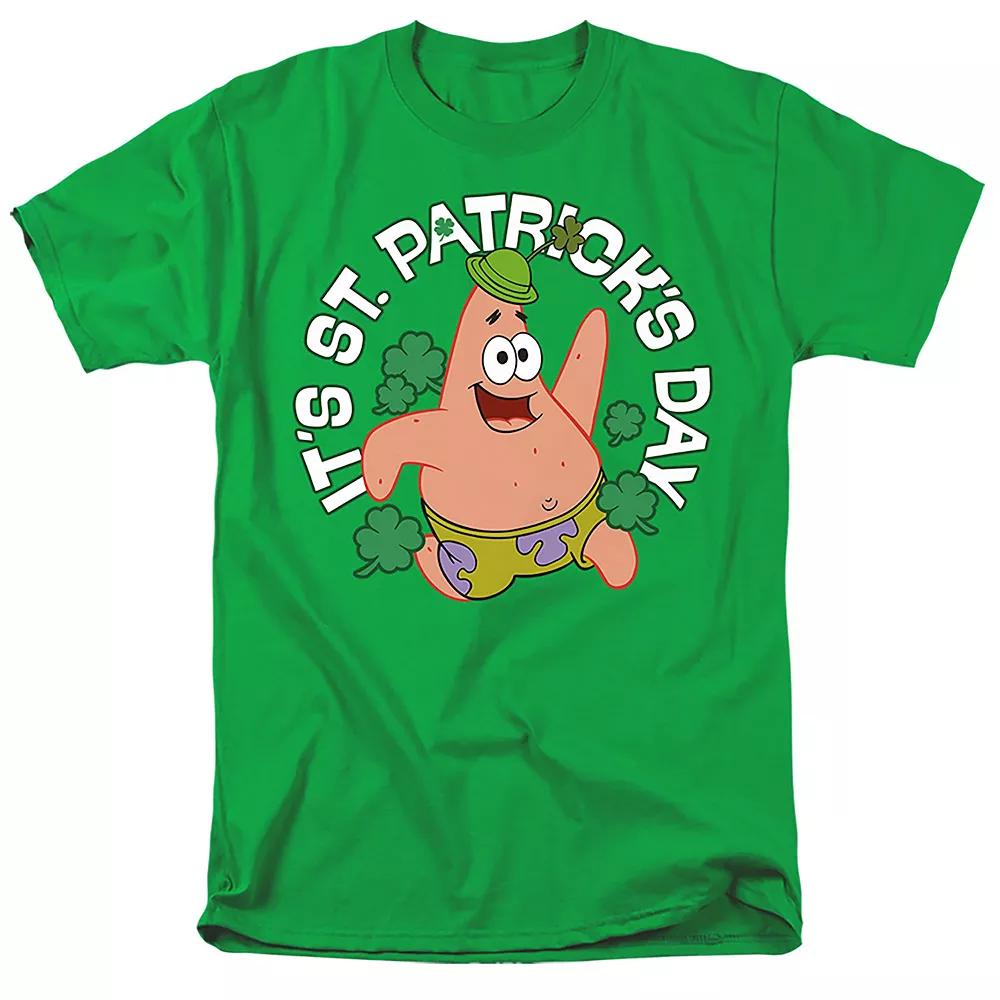 Men's Spongebob It's St Patrick's Day Graphic Tee,  Product Image