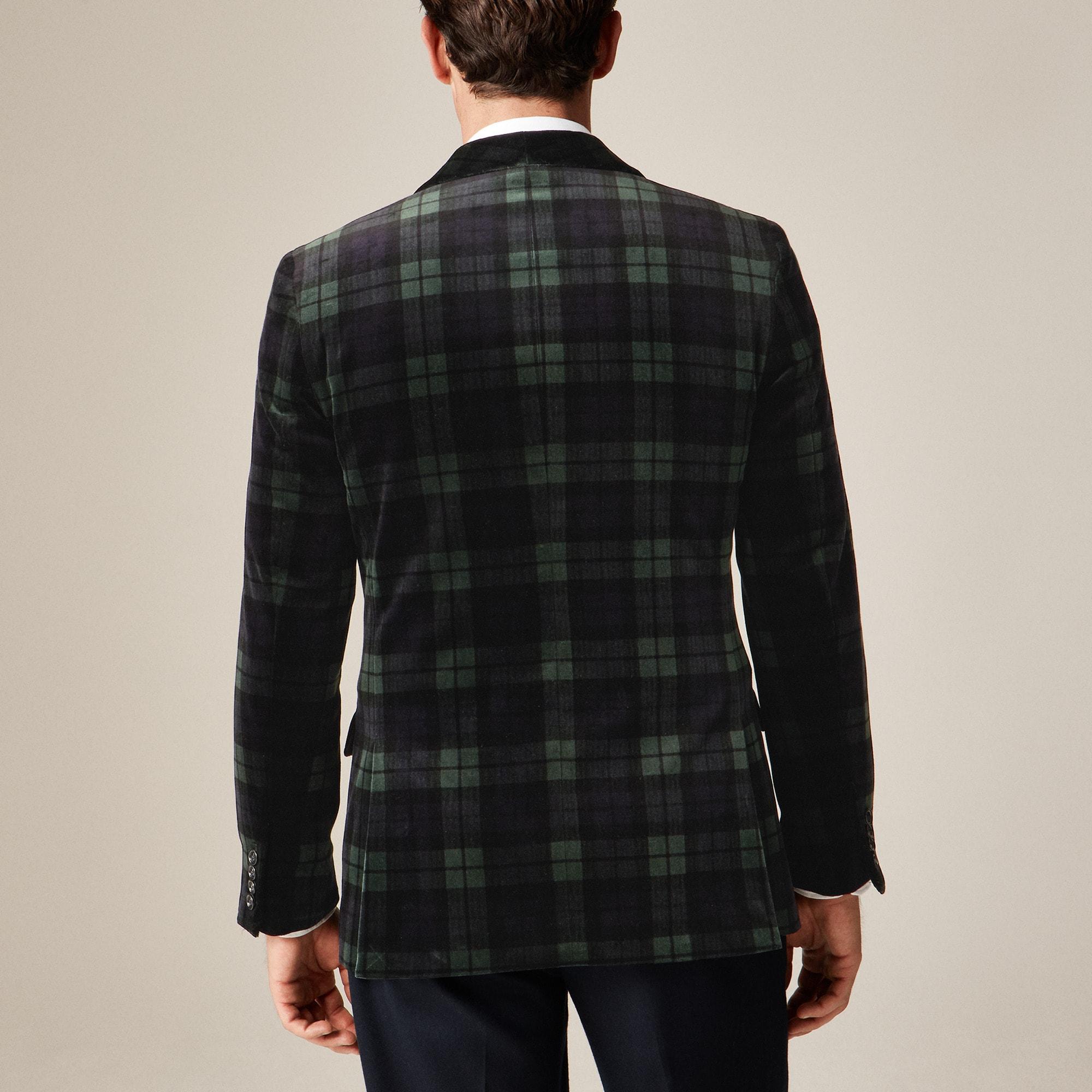 Shawl-collar dinner jacket in velvet Product Image