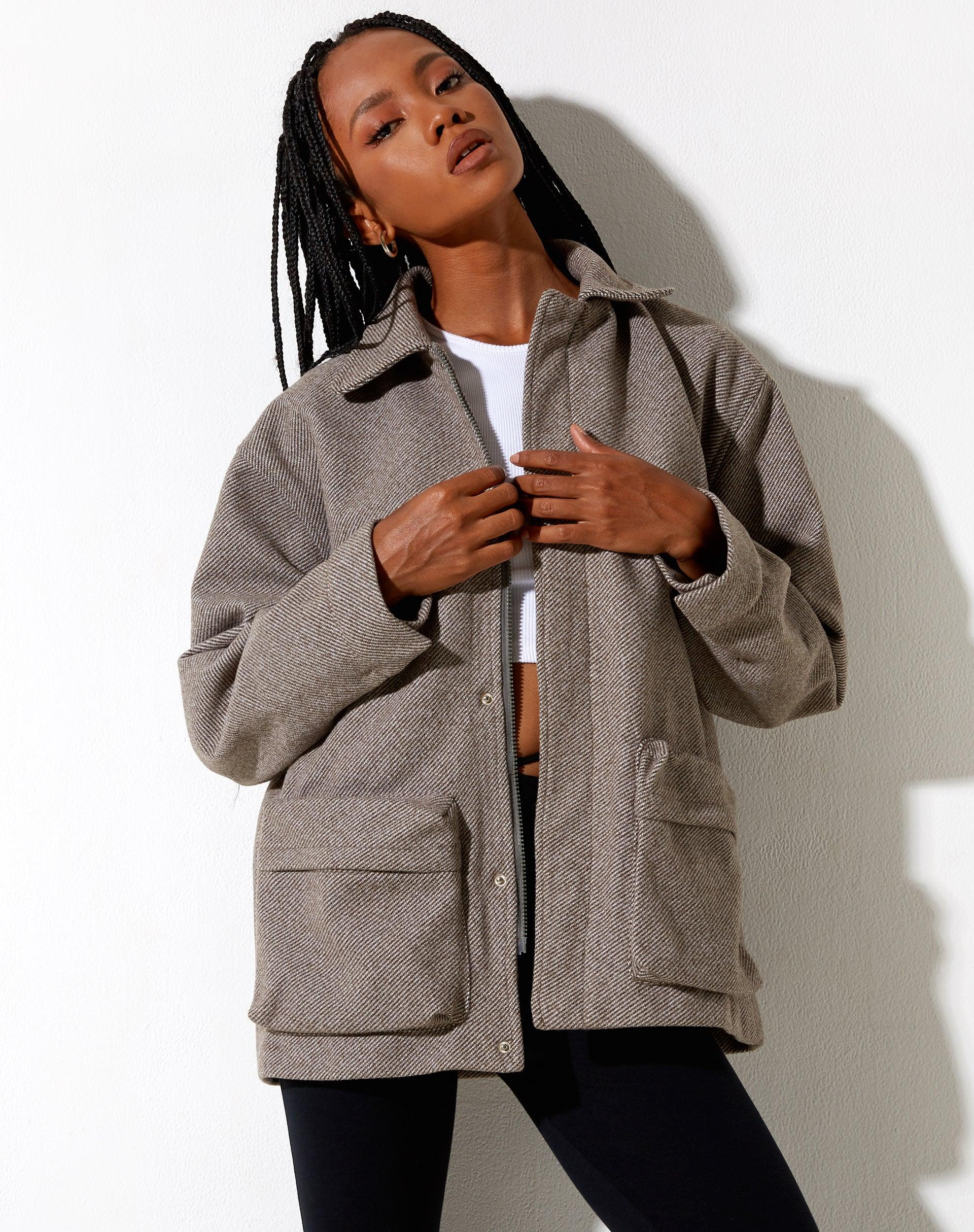 Lalita Jacket in Brown Product Image