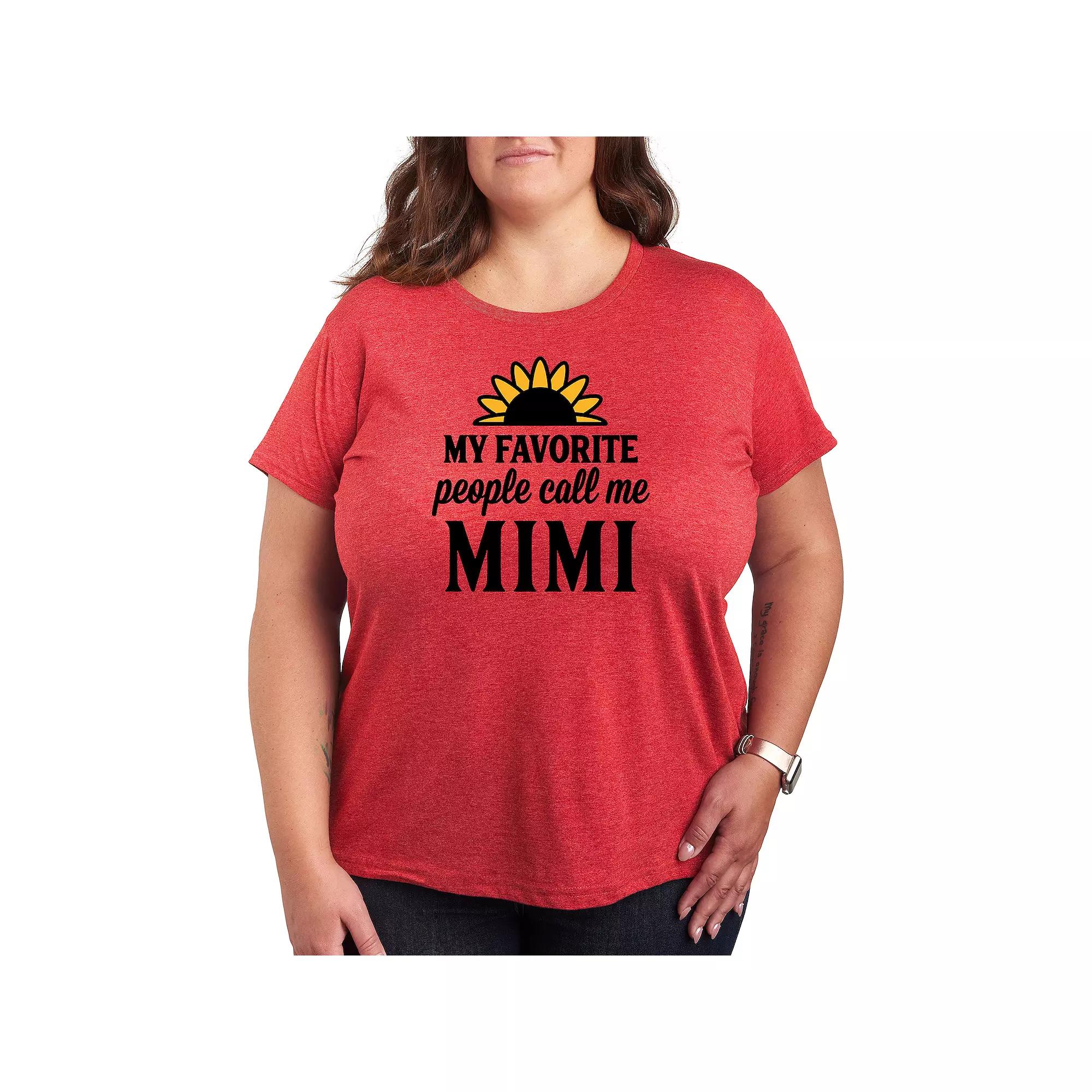 Plus Favorite People Mimi Graphic Tee, Women's,  Product Image