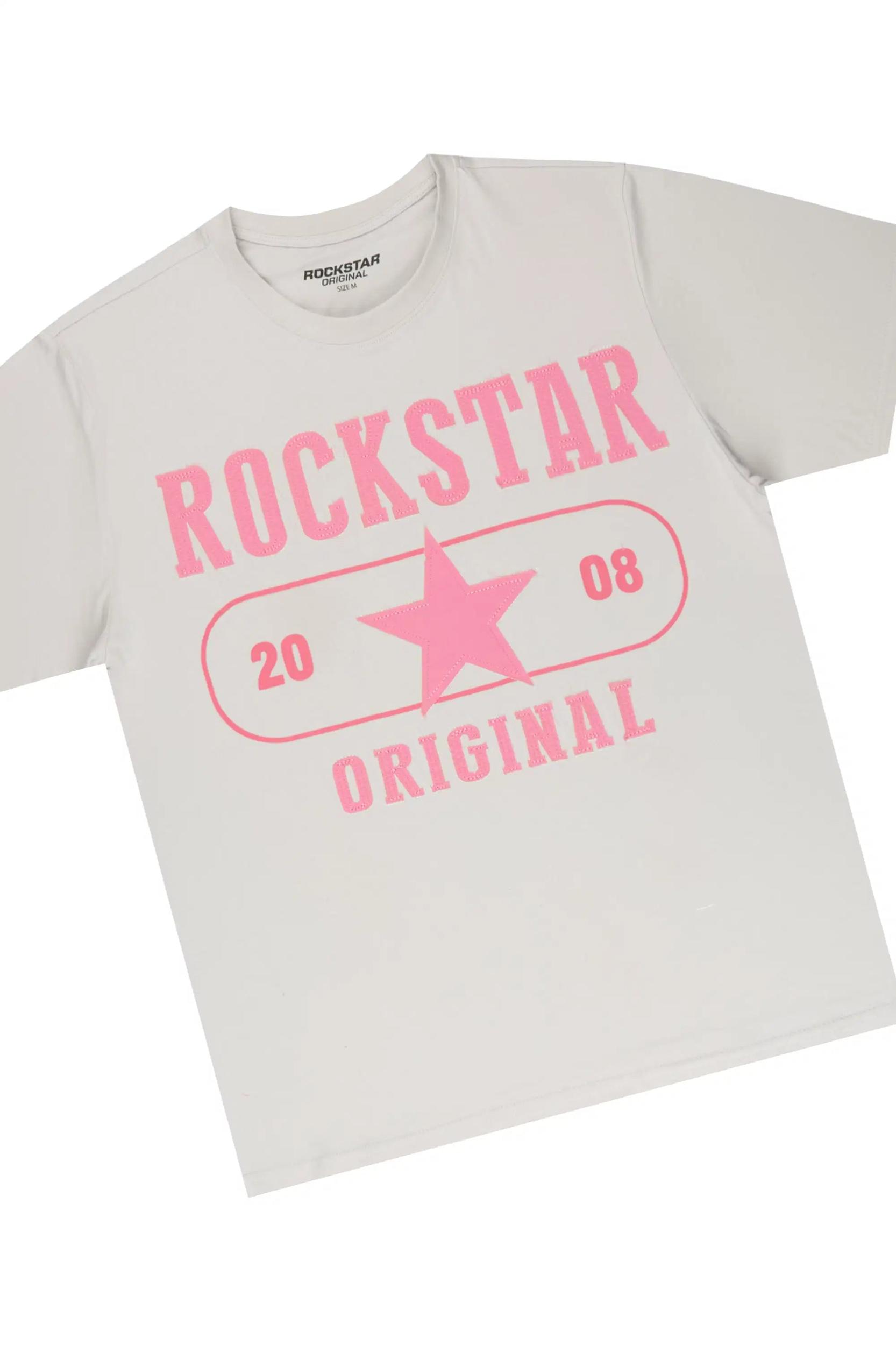 Chavonne Grey T-Shirt Trackset Female Product Image