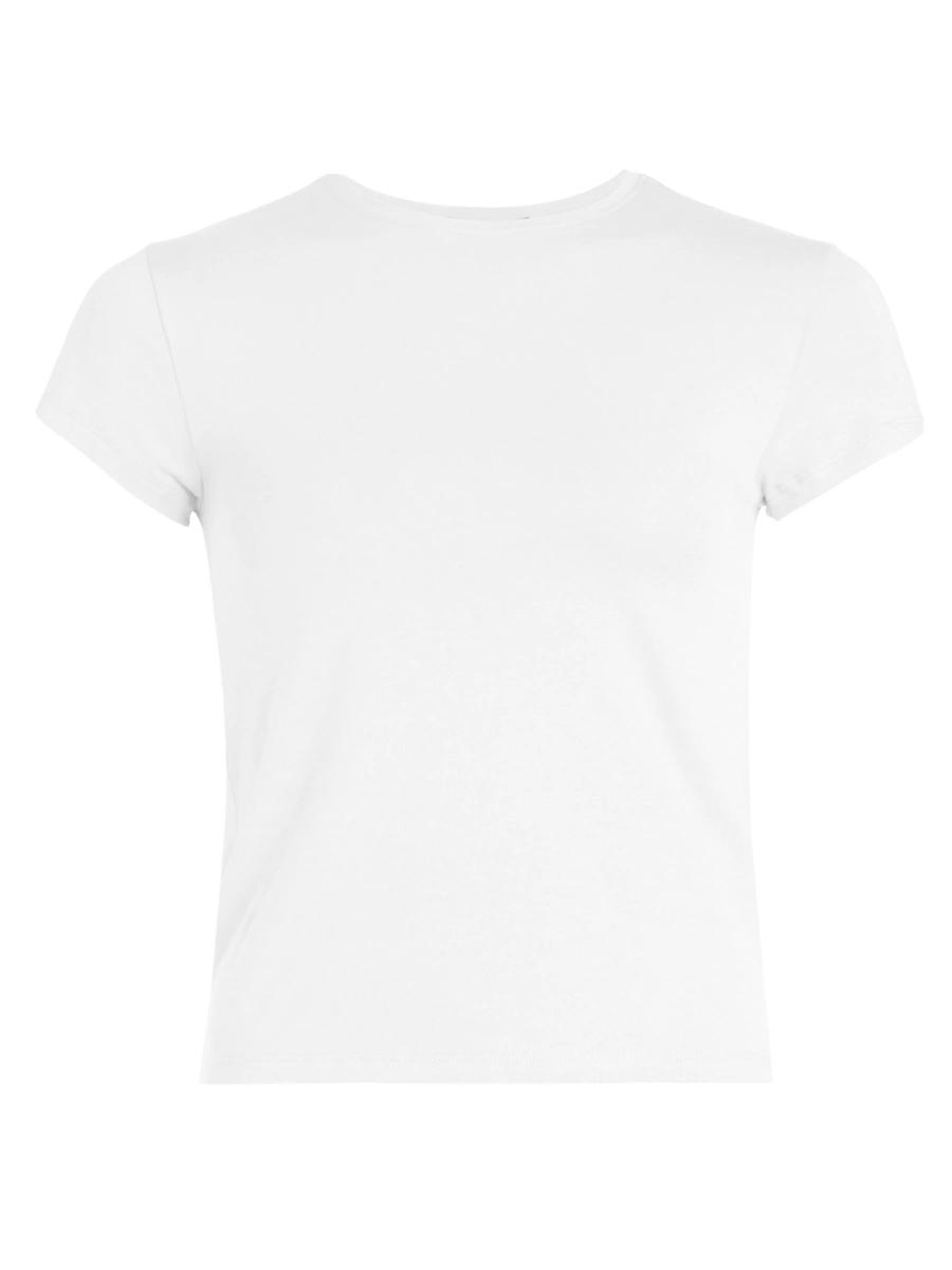 Womens Stretch Cotton Tee Product Image