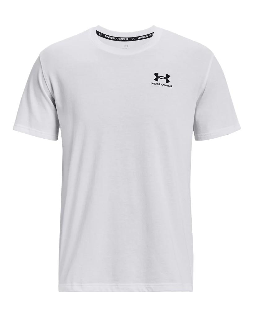 Men's UA Logo Embroidered Heavyweight Short Sleeve Product Image