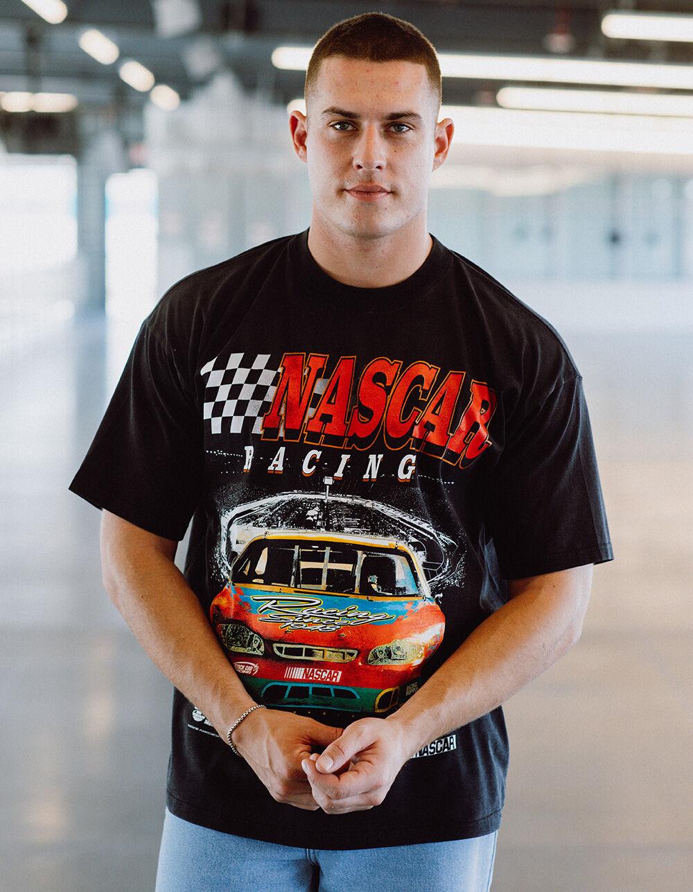 TILLYS x NASCAR Racecar Mens Boxy Tee - BLACK Product Image