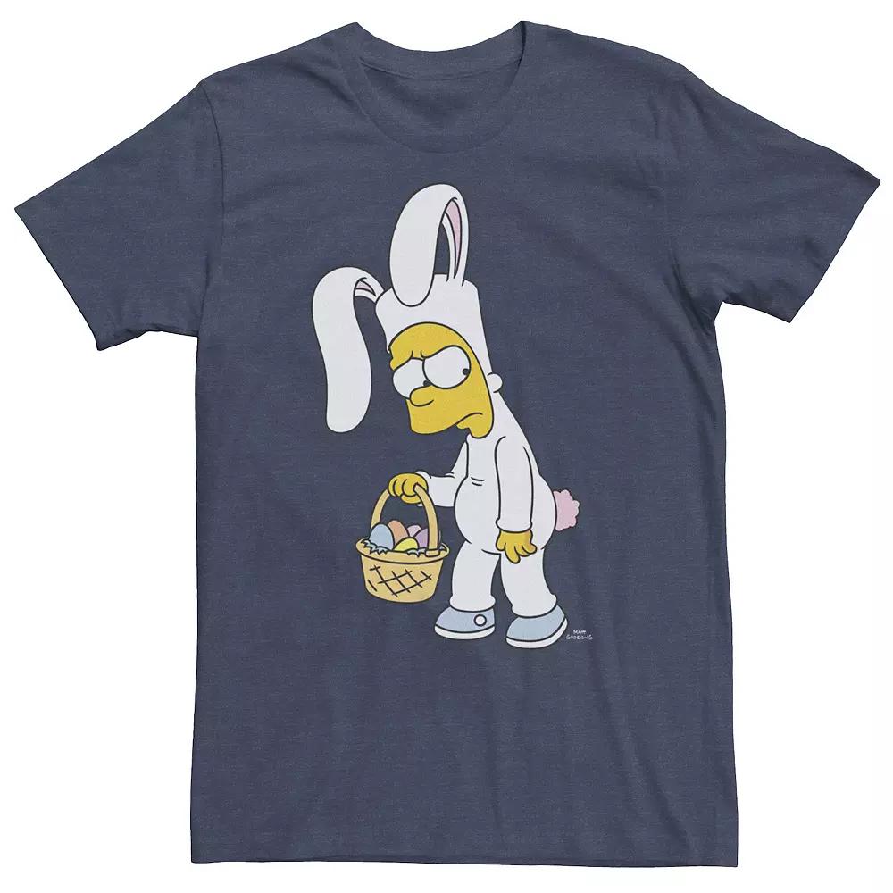Big & Tall The Simpsons Bunny Bart Easter Tee, Men's,  Product Image