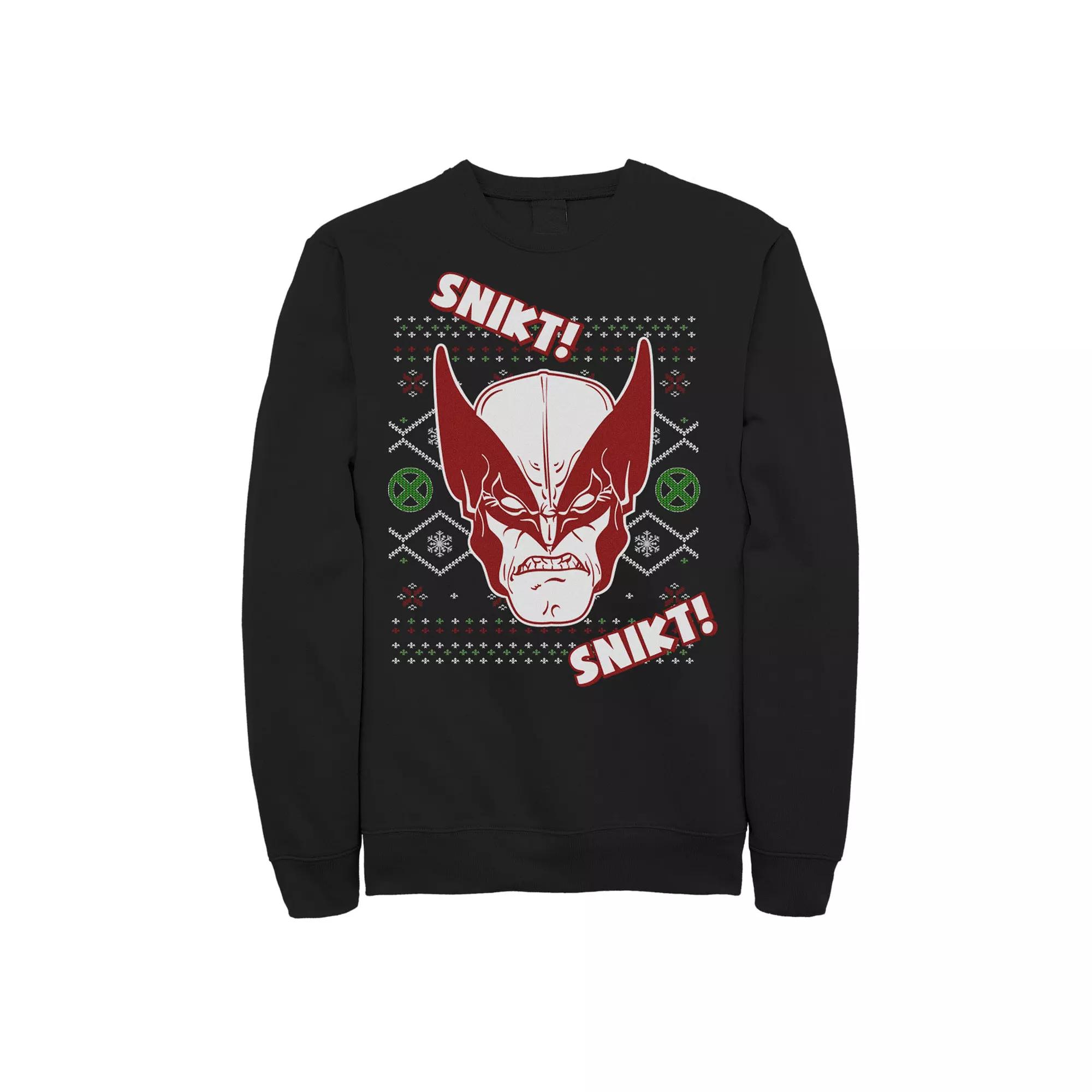 Men's Marvel X-Men Wolverine Ugly Sweatshirt,  Product Image