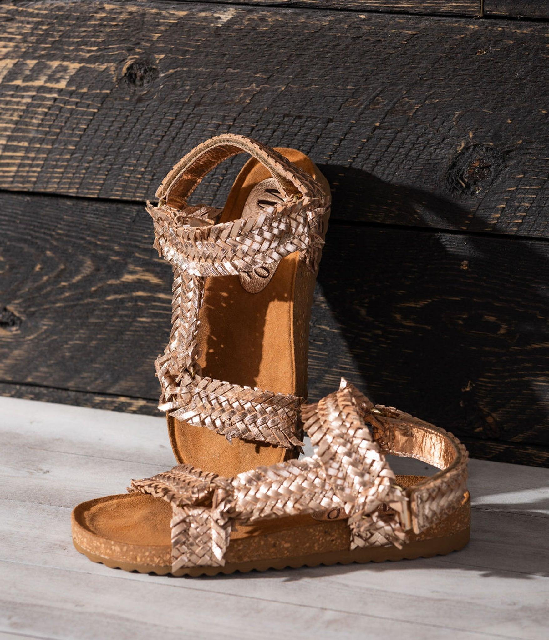 River Dance Woven Sandal in Champagne (Online Exclusive) Product Image
