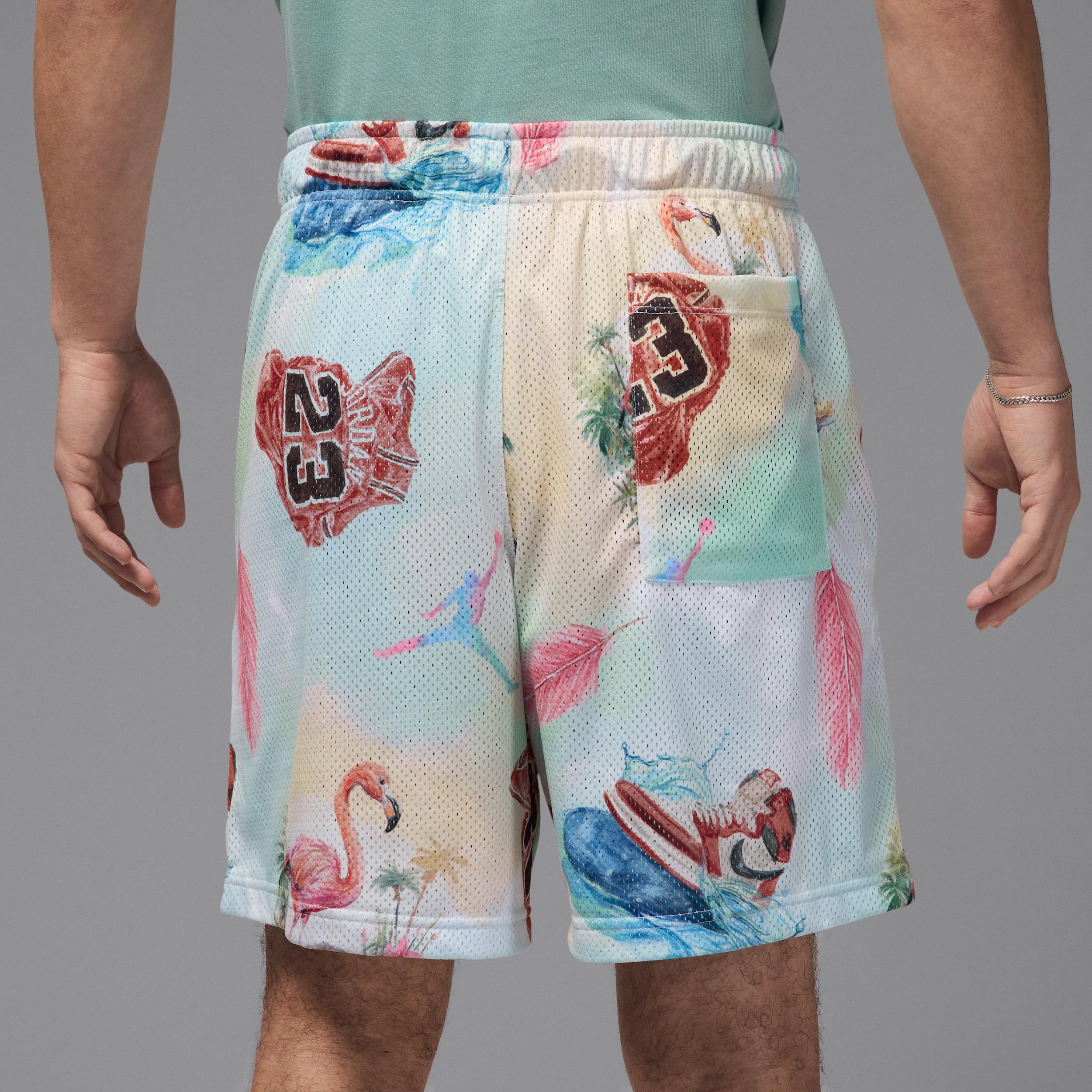 Mens Jordan Essentials Printed Mesh Shorts | IB3012-133 Product Image