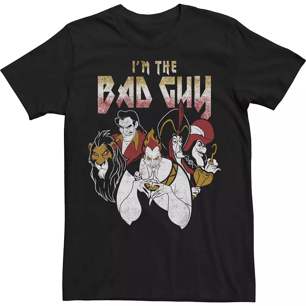 Big & Tall Disney Villains I'm The Bad Guy Group Portrait Tee, Men's,  Product Image