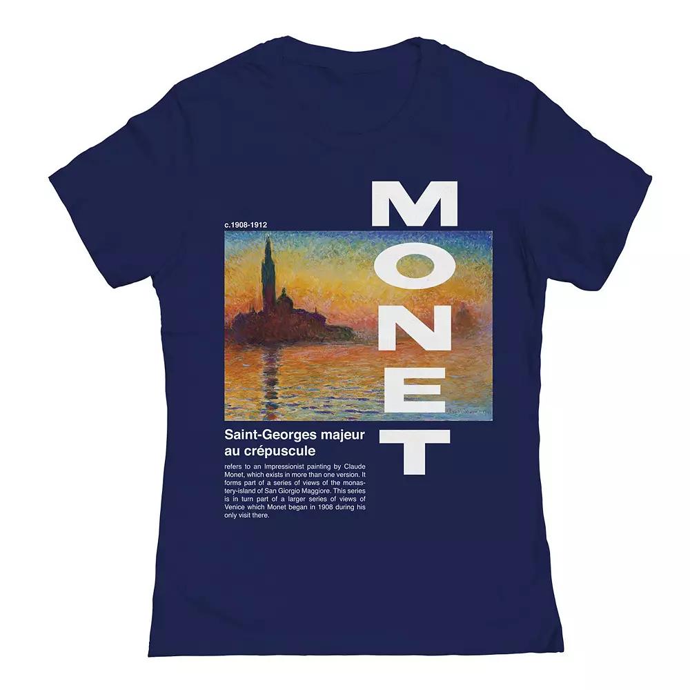 Junior's Saint-Georges Majeur Au Crepuscule Womens Graphic Tee, Girl's, Size: Large, Blue Product Image