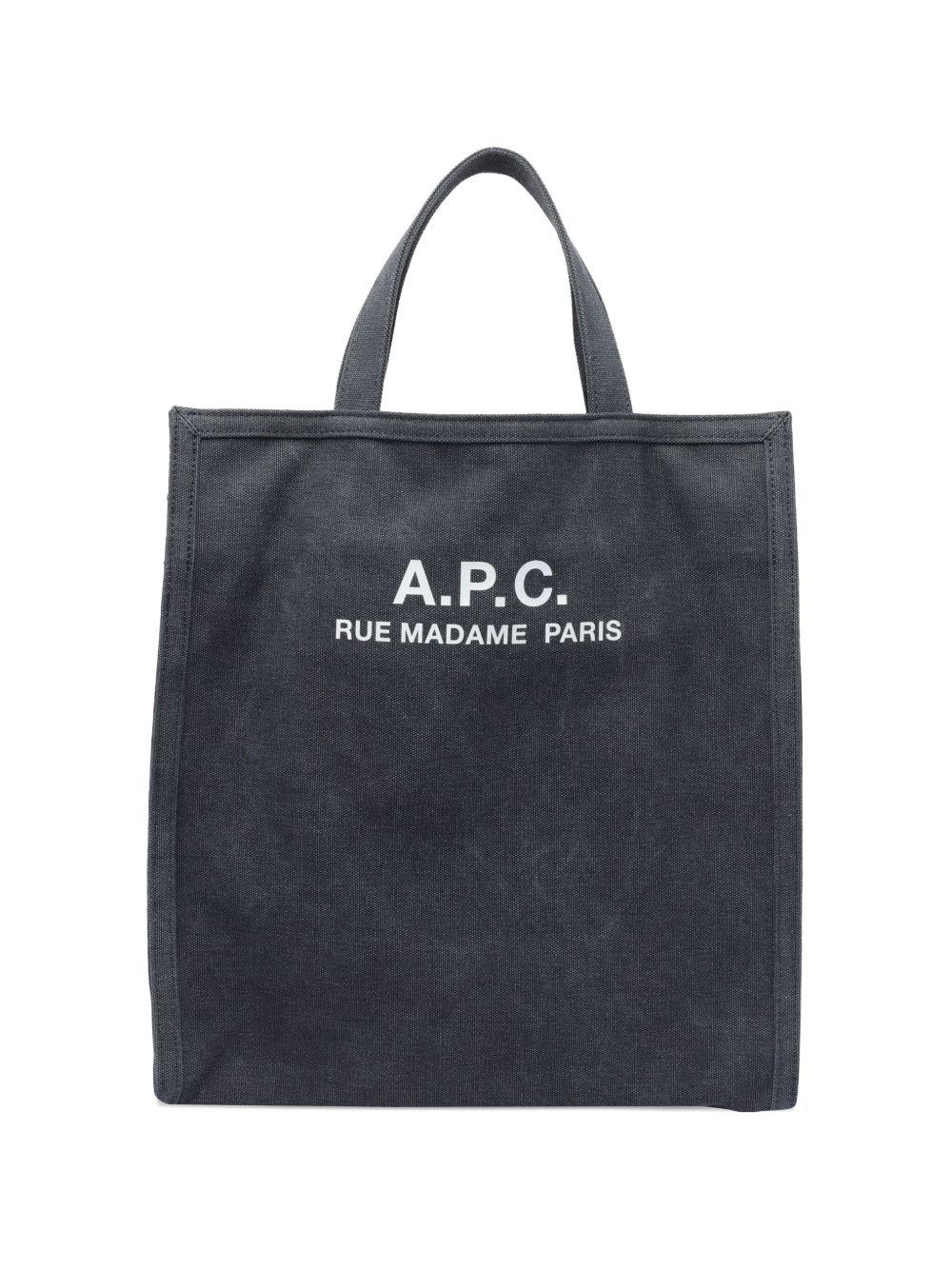 APC A.p.c. Men Recuperation Shopper Bag In Gray Product Image