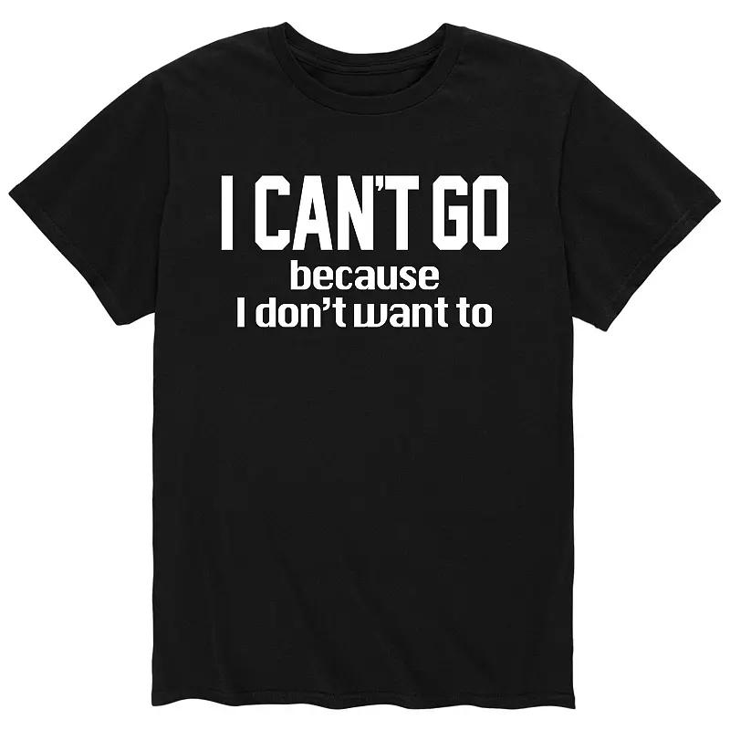Men's I Can't Go Tee,  Product Image