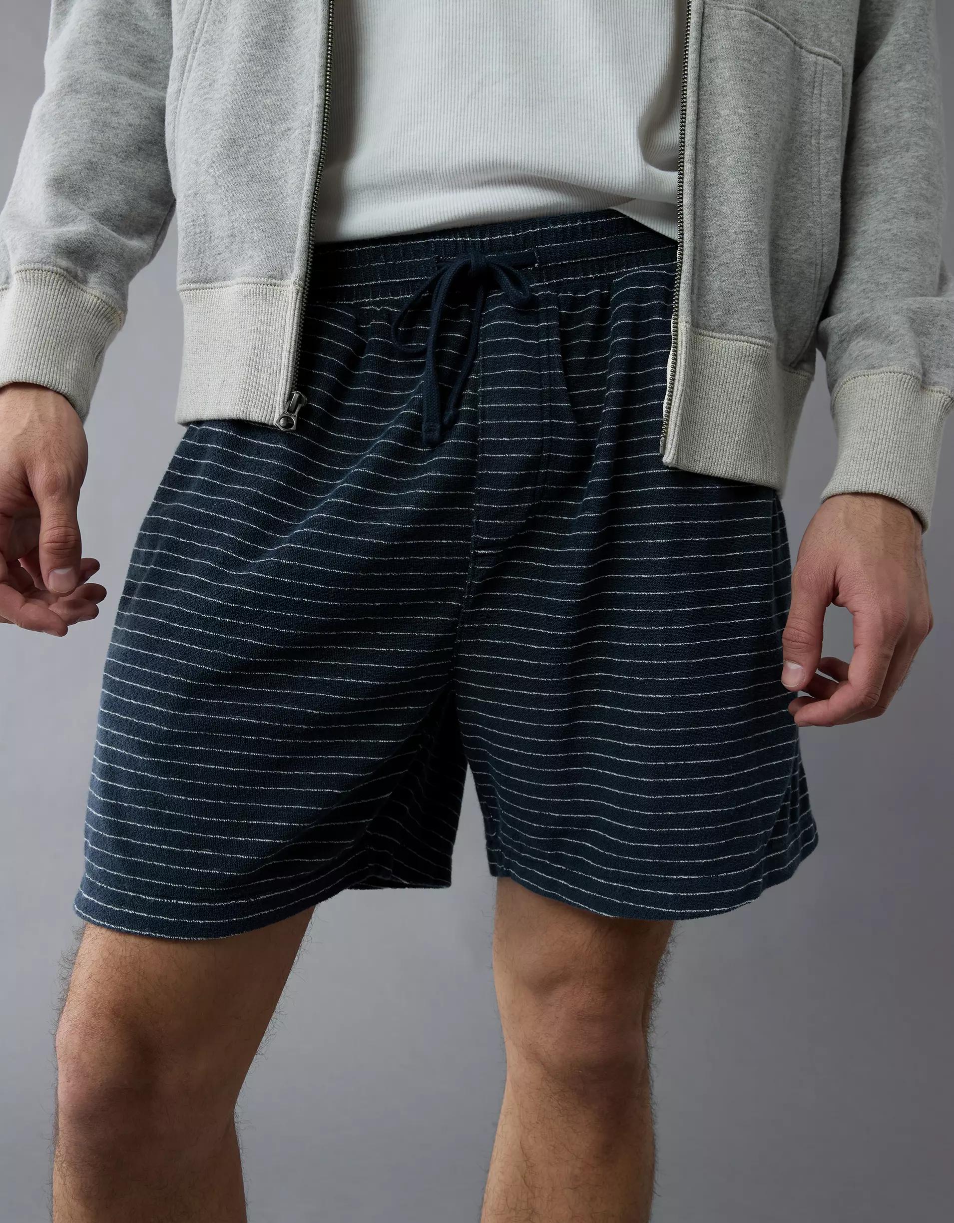 AE Sofa Surfin' Terry Striped Lounge Short Product Image