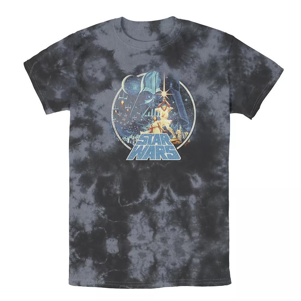 Men's Star Wars Group Victory Scene Retro Poster Tee,  Product Image