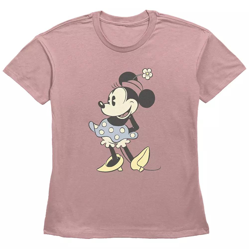 Disney's Minnie Mouse Classic Vintage Outfit Women's Graphic Tee,  Product Image