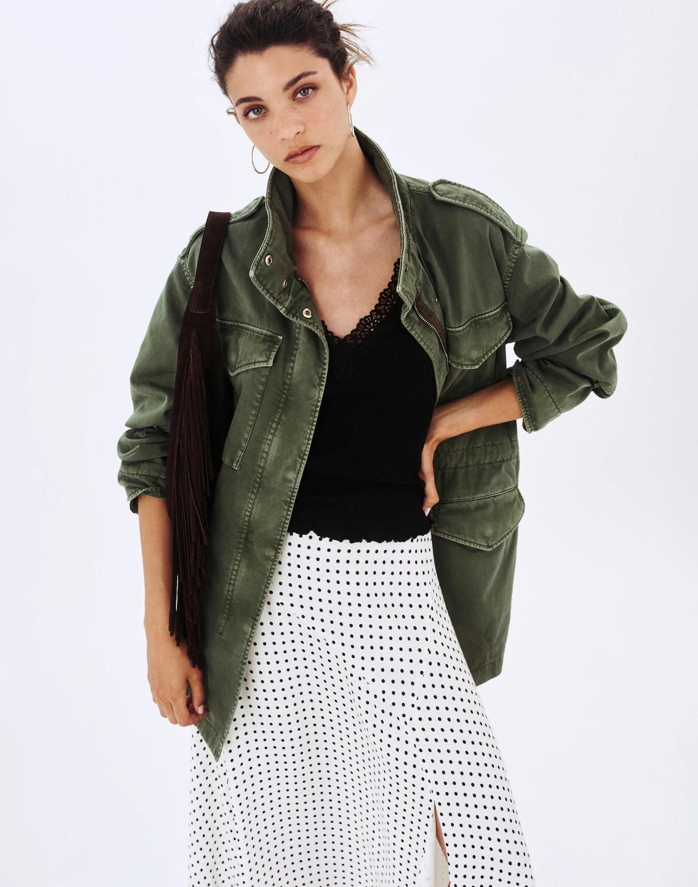 Side-Slit Midi Skirt Product Image