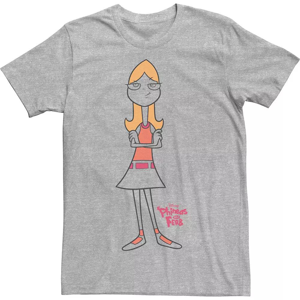 Disney's Phineas And Ferb Candace Line Art Men's Tee,  Product Image