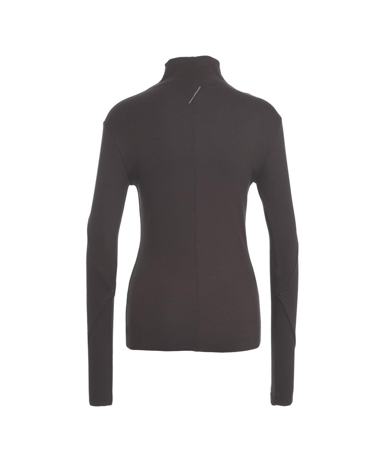 Roll-neck knit sweater Product Image