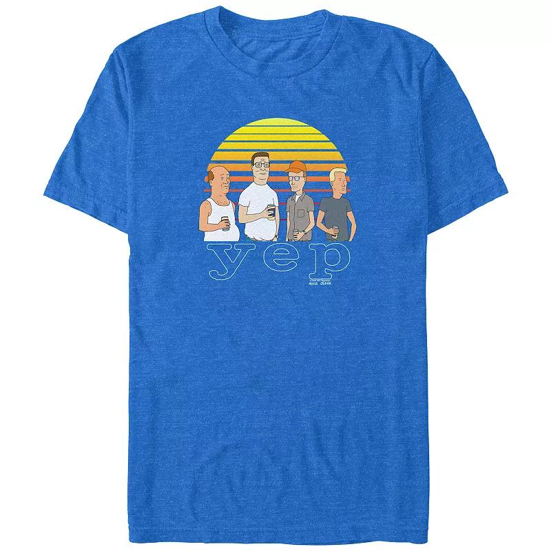 Big & Tall King Of The Hill Yep Sunset Graphic Tee, Men's,  Product Image