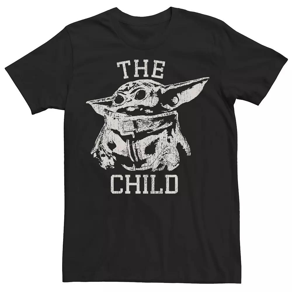 Men's Star Wars The Mandalorian Child Varsity Tee,  Product Image
