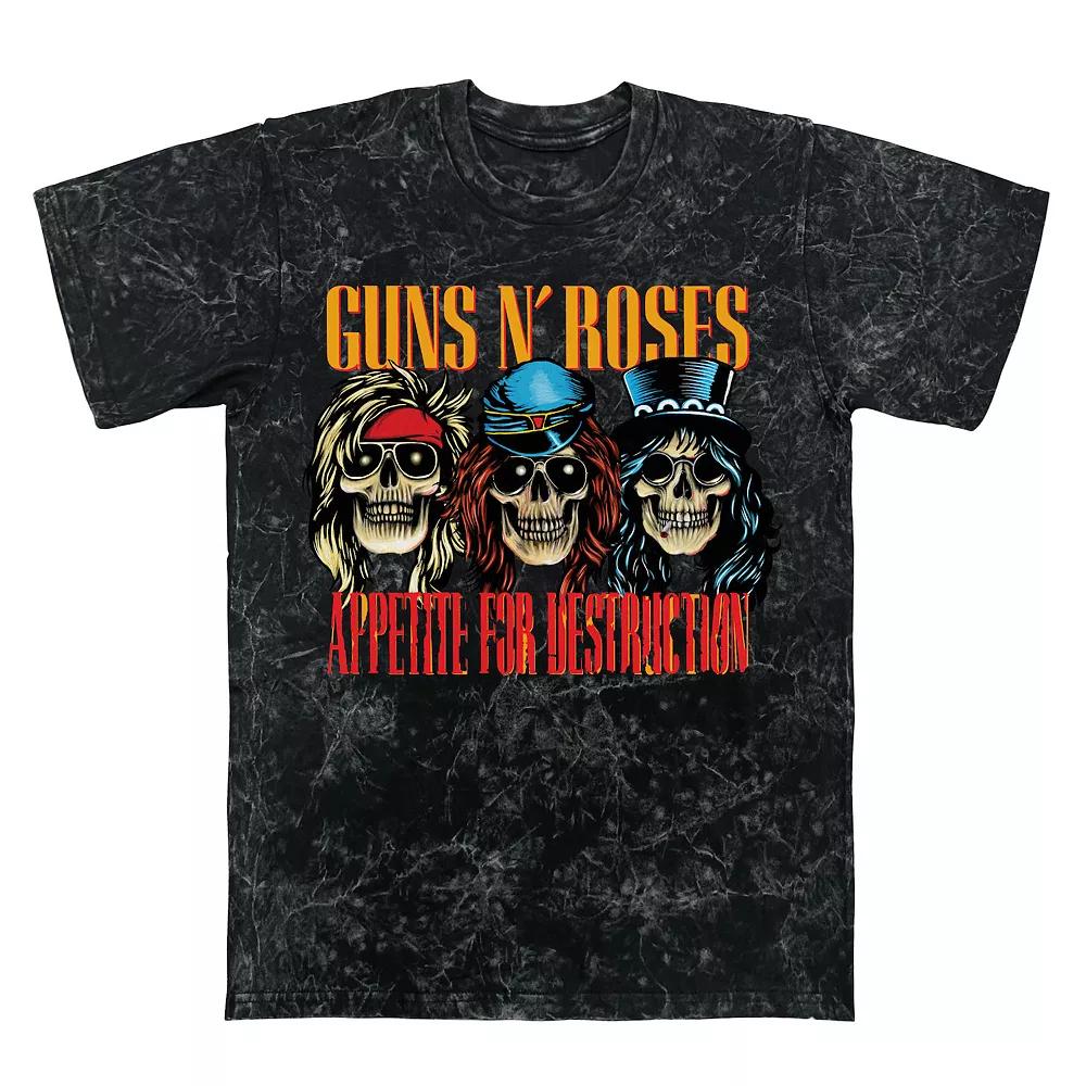Men's Guns N' Roses Skulls Graphic Tee,  Product Image