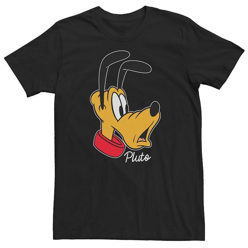 Disney's Pluto Big & Tall Surprised Face Portrait Tee, Men's,  Product Image