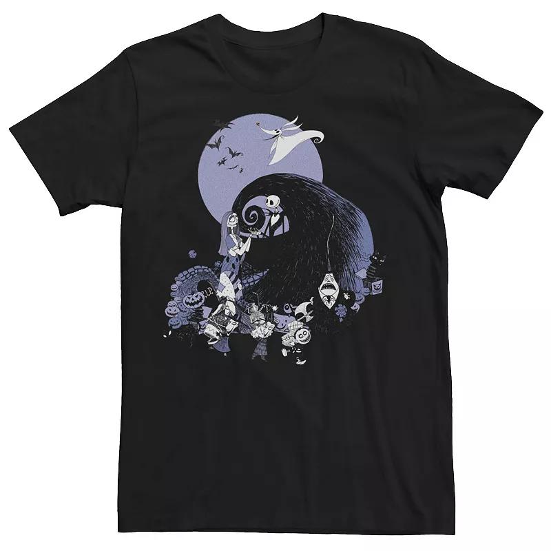 Disney's Nightmare Before Christmas Men's Classic Scene Graphic Tee,  Product Image