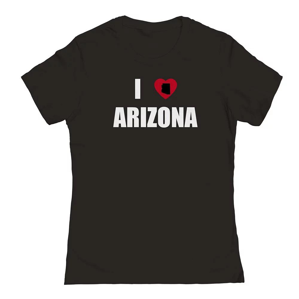 Junior's I Heart Arizona Graphic Tee, Women's,  Product Image