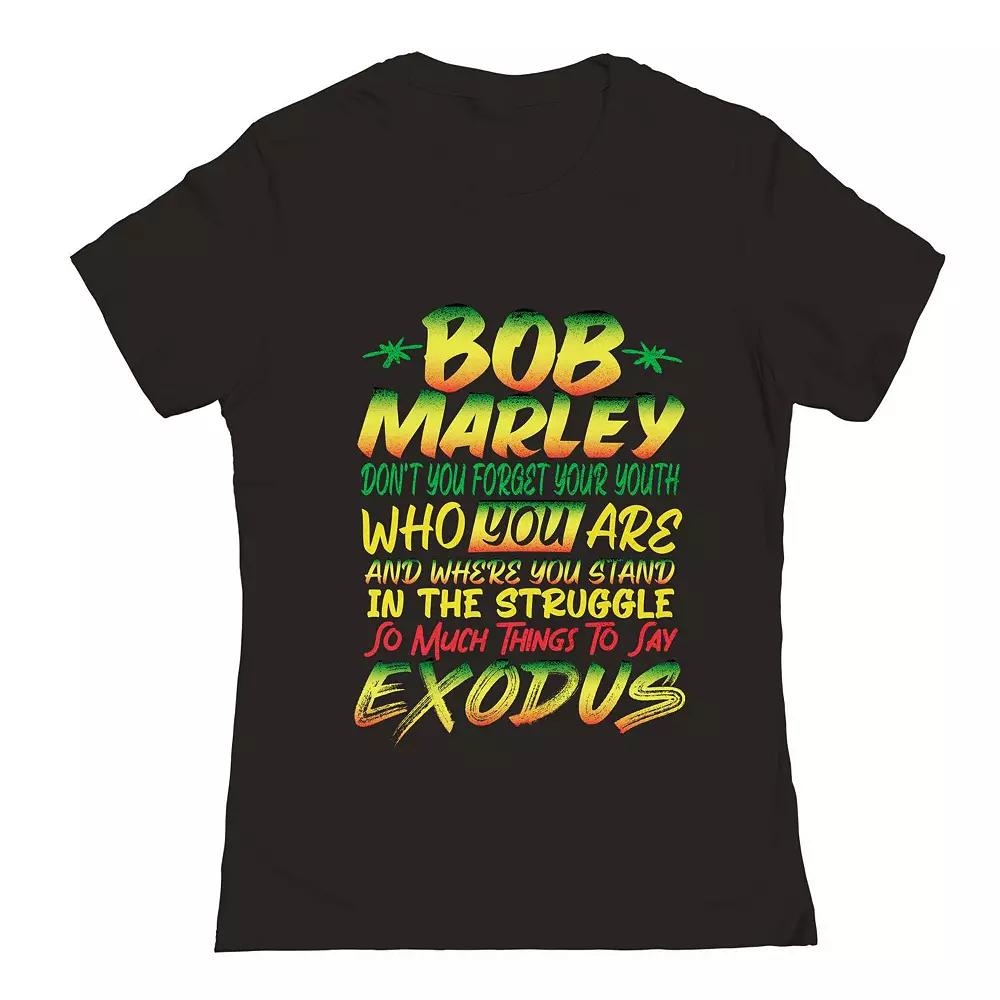 Junior's Bob Marley Don't You Forget Graphic Tee, Women's,  Product Image