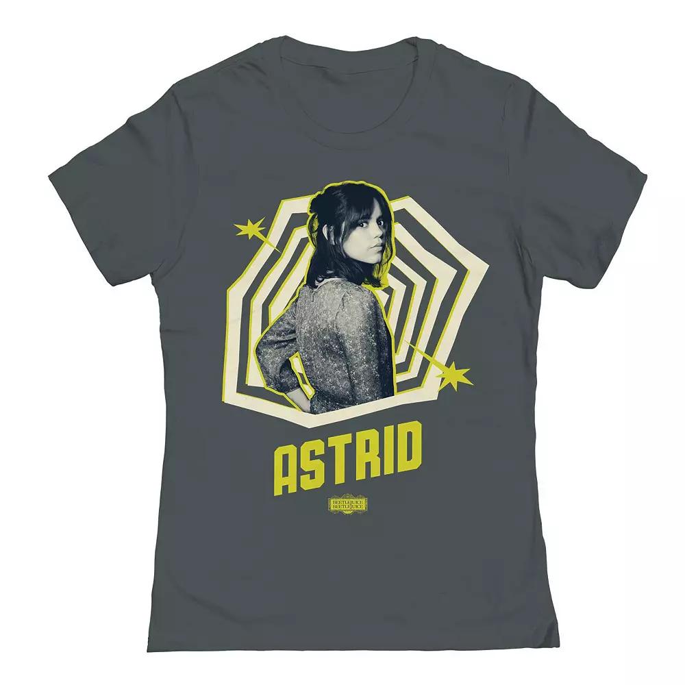 Junior's Astrid Pose Fill Beetlejuice Graphic Tee, Women's,  Product Image