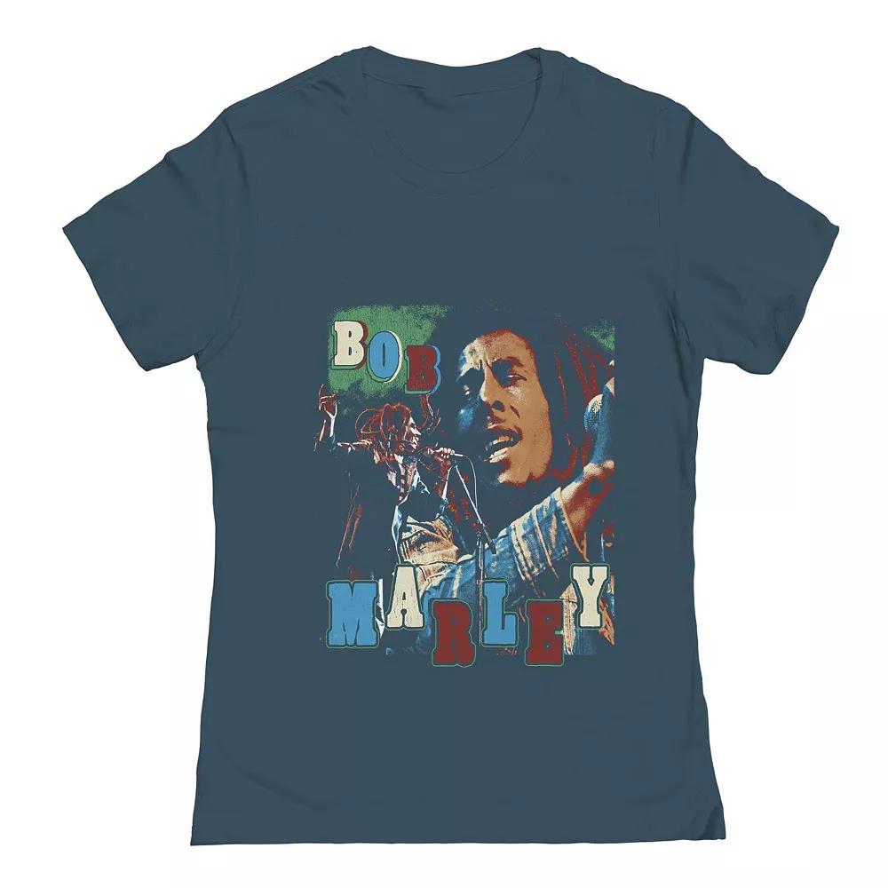 Junior's Bob Marley Rootsrock Graphic Tee, Women's,  Product Image