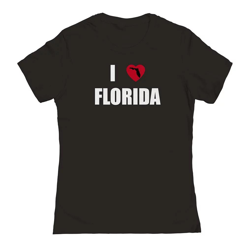Junior's I Heart Florida Graphic Tee, Women's,  Product Image