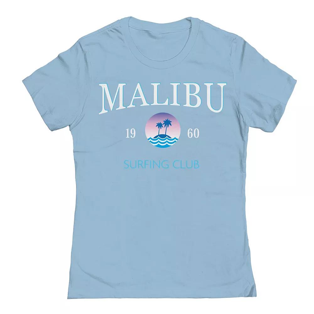 Junior's Surfing Club 1 Womens Graphic Tee, Girl's, Size: XL, Powder Blue Product Image
