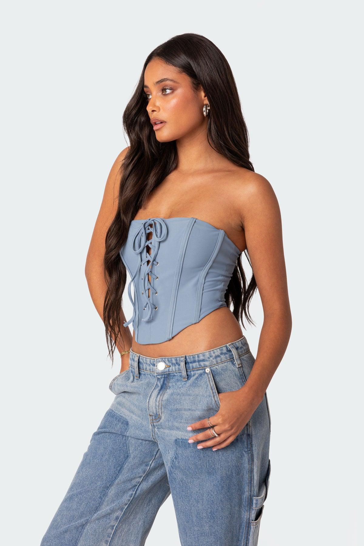Kilah Lace Up Corset Product Image
