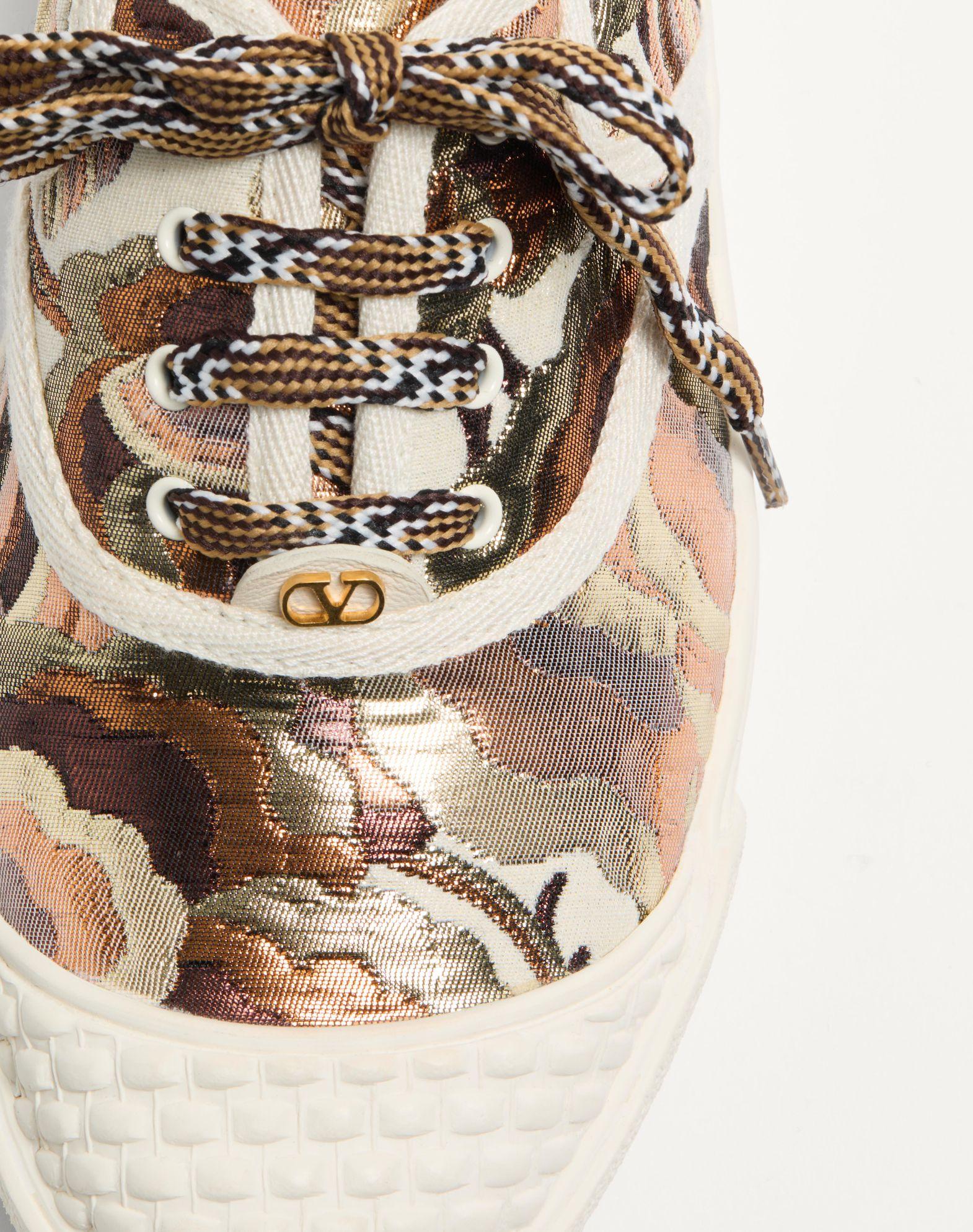 Bay By Bay Sneakers In Jacquard Apres L'Hiver Fabric Product Image