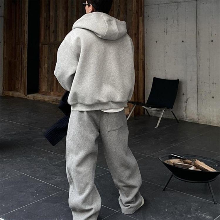 Two Tone Zip-Up Hoodie Product Image