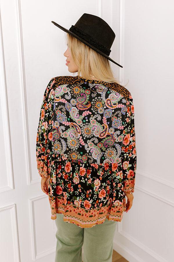 Amber Abundance Floral Top Curves Product Image