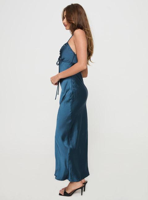 Maguire Maxi Dress Navy Product Image