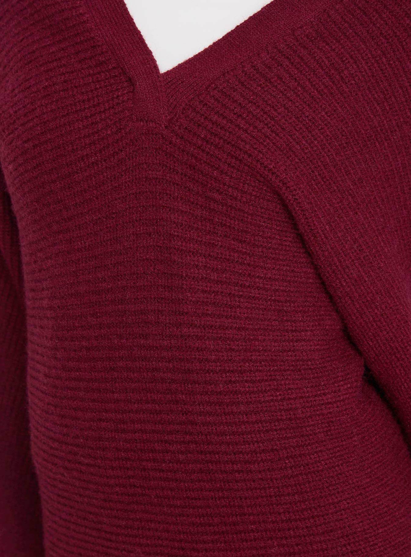 Thorelle Sweater Mini Dress Burgundy Product Image