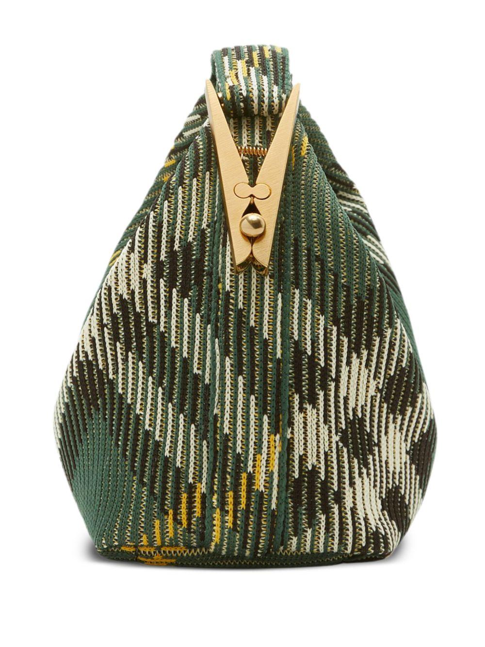 medium Peg check-pattern shoulder bag  Product Image